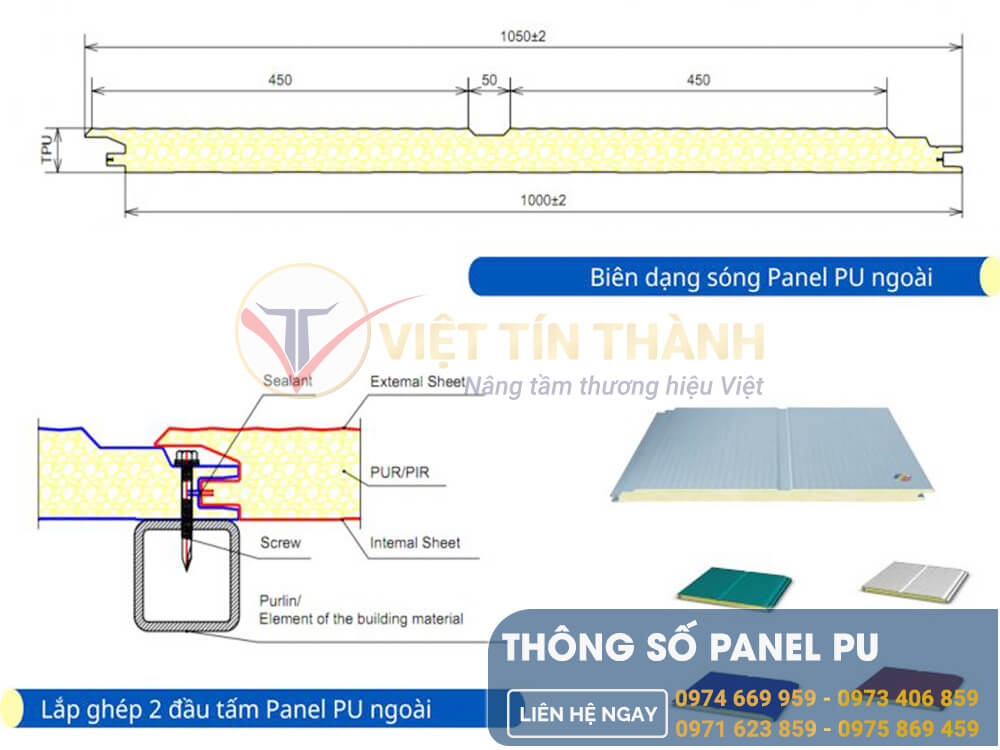 Panel pu cách nhiệt